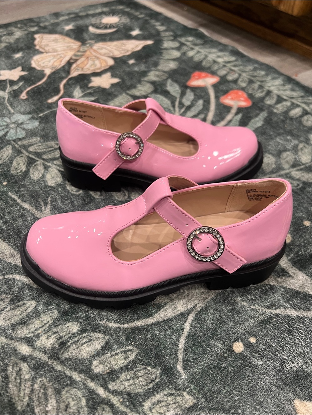 Steve Madden Patent Pink Mary Janes